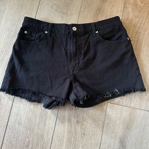 7 for all man kind denim shorts